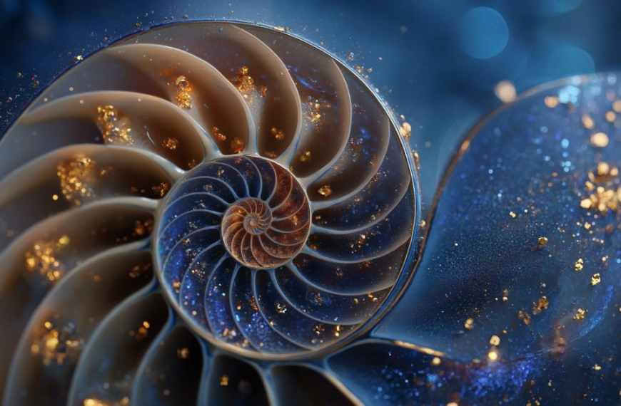 imagem ilustrativa de uma espiral de caramujo